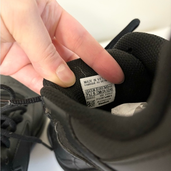 Reebok Women's Work N Cushion Walking Shoe size 7.5 new black - Picture 7 of 8